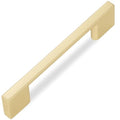 10 Pack 3-3/4 Inch(96mm) Cabinet Pulls Brushed Gold Kitchen Cabinet Handles Zinc Alloy Drawer Pulls Solid Cabinet Hardware - color: Brushed Gold, size: 3-3/4'' Hole Center(96mm)