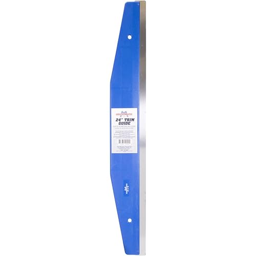MARSHALLTOWN Trim Guide, 24 Inch, Stainless Steel, Paint Guard - size: 24 Inch