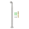 uxcell 13.4" Magnetic Door Stoppers, Wall Floor Mounted Magnetic Door Catch Holder, Stainless Steel Door Stops for Bedroom, Bathroom, Kitchen, Office, Silver - size: 13.4"