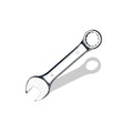 11 mm Metric Stubby Combination Wrench, CR-V Steel with Mirror Polish, 12-Point Design, 15-Degree Offset, Perfect for Auto Repair, Household, Car & Truck Emergency - size: 11 mm