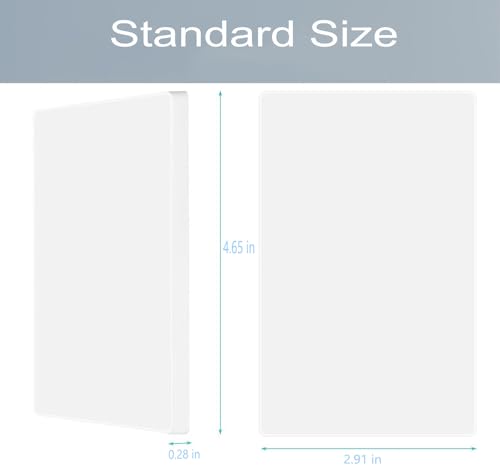 1-Gang Screwless Blank Wall Plate Cover Blank Switch Outlet Electrical Faceplate for Light Switch, Receptacle, Dimmers, USB Outlet, GFCI, Child Safe Cover Plate, White (4-Pack) - color: Single Blank-White, size: 4 Pack
