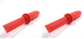 CKAuto Non-Marring Super Grip Plastic Chisel Scraper, Wheel Weight Remover,Red (Pack of 2) - size: 5 inches x 1.73 inches (Pack of 2)