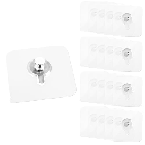 20 Pcs Adhesive Picture Hooks, Wall Hangers Without Nails, Adhesive Wall Hooks, to use Inside Kitchen, Bathroom, Home and Office
