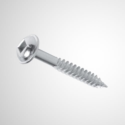 POWERTEC 150 PK Pocket Hole Screws, Maxi-Loc Head, #2 Square Drive, 1-1/4" Fine Thread for Pocket Hole Jig, Hardwood Cabinets & Furniture (72262) - style: 150PK 1-1/4" Fine Maxi-Loc Screws