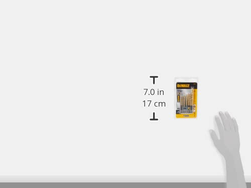 DEWALT Drill Bit Set, Impact Ready, Titanium Nitride Coated, 7-Piece (DD5157)