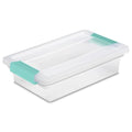 Sterilite Clip Box, Stackable Clear Plastic Bins- Small, 30-Pack - size: Small, style: 30 Pack