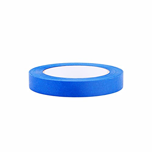 Lichamp Blue Painters Tape 3/4 inch, 2 Pack Blue Masking Tape 3/4 inch x 55 Yards x 2 Rolls (110 Total Yards)