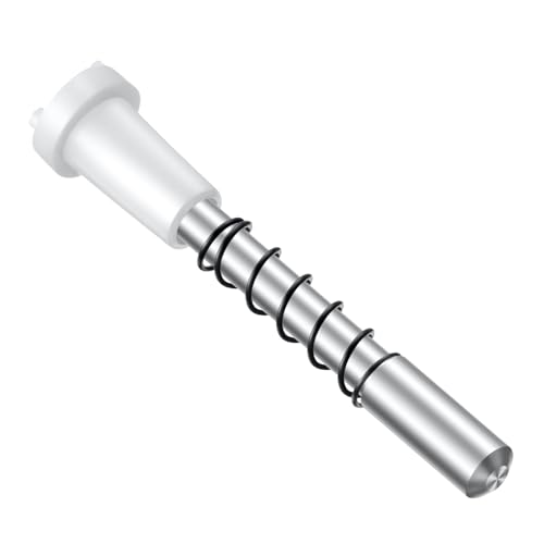 25 Pack Window Screen Plunger Latches with Caps White - color: White