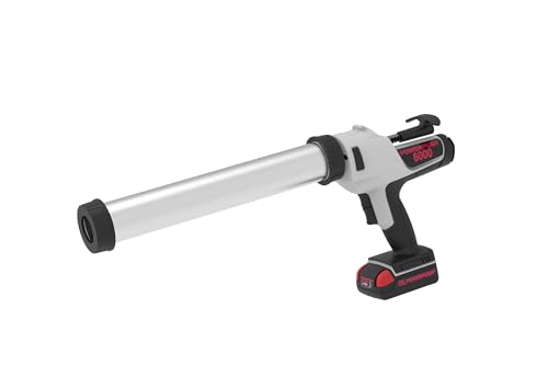 PowerPush Cordless Caulking Gun, 1000 lb Force for Contractors 20 oz, 600ml