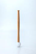 TOPFUND 12 inch Crystal Singing Bowl Silicone Rubber Mallet (Silicone Ball + Long Solid Beech Handle)