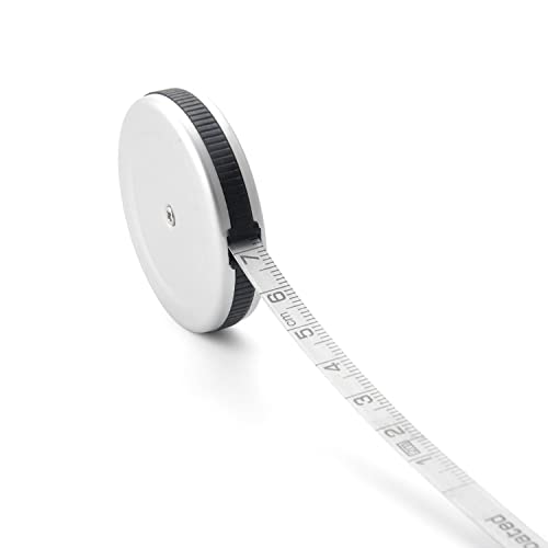 Small Tape Measure, Mini Retractable Dual Sided 80 Inch/2 M Measuring Tape | Silver Measure Tape - style: Round