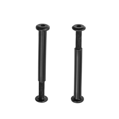 20 Sets M4 x 35mm Black Binding Post Screws,Hex Drive Rivet Socket - size: M4 x 35mm