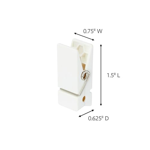 Command Spring Clips 2-Pack (16 Clips + 24 Adhesive Strips), White – Damage-Free Hanging of Photos, Notes, Lightweight Decorations, and Office Organization – No Tools Required - size: 16 Clips, 24 Strips