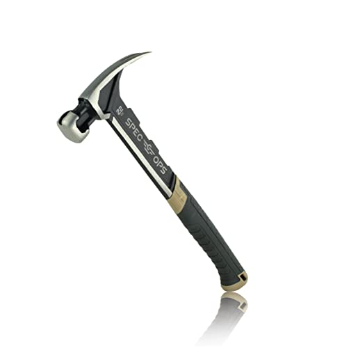 Spec Ops Tools Framing Hammer for Carpentry & Demolition, Magnetic Nail Holder, Rip Claw, Smooth Face 22 Oz - size: 22 Oz