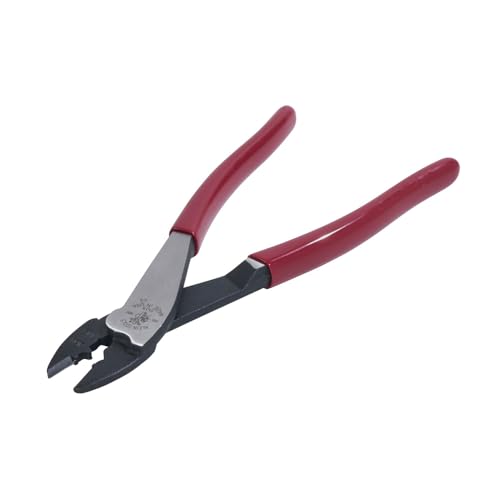 Klein Tools 1005 Cutting/Crimping Tool, Made in USA, Cutter/Crimper for 10-22 AWG Terminals and Connectors, Crimper for Insulated and Non-Insulated Terminals - style: Crimper/Cutter