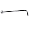Shower Arm with Flange and Teflon Tape, Wall Mounted Shower Pipe 304 Stainless Steel Extension Arm for Fixed Shower Head & Handheld (24 Inch, Chrome) - color: Chrome, style: 24 Inch