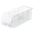 Akro-Mils 30224 AkroBins Plastic Storage Bins, 11"x 4"x 4", Clear, 12-Pack - color: Clear