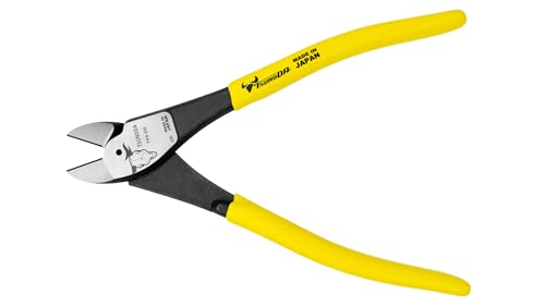 Tsunoda PKN-200, High-Leverage Heavy-Duty Diagonal Cutters, Wire Cutters, 8-Inch (200mm), Made in Japan - size: 8-inches PVC Dipped Handle