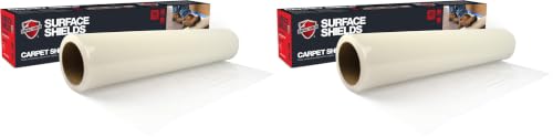 Surface Shields CS24200L Carpet Shield, 24 Inch x 200 feet, Clear (Pack of 2) - size: 24" x 200' (Pack of 2)