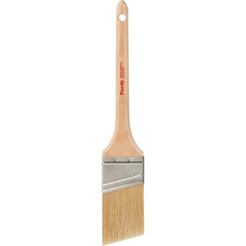 Purdy 144024420 White Bristle Adjutant Paint Brush, 2 in. - size: 2 inch, style: Angular Adjuant