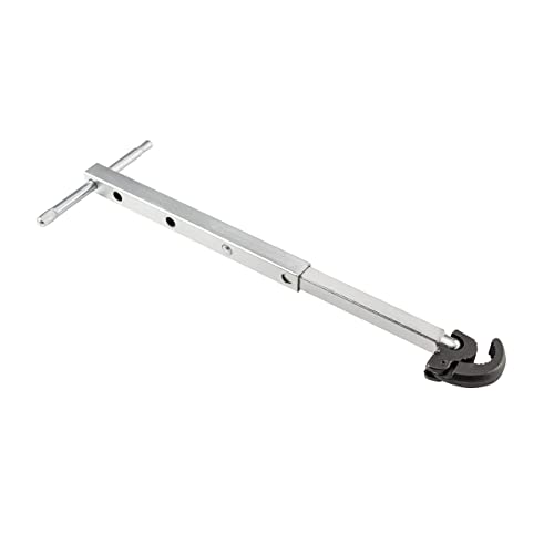 RIDGID 31175 Model 1017 Fold Over Basin Adjustable 10" To 17" Pipe Wrench, Silver, Made In The USA