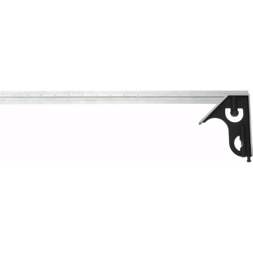 SPI 13-277-9 Combination Square 4-Piece Set: 3 Cast Iron Heads & 18" 4R Steel Blade - style: 18-inch Blade