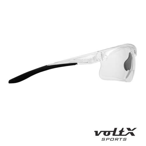 voltX ULTIMATE SPORTS Clear Bifocal Reading Safety Glasses +2.0 Dioptre - color: Clear Frame/Clear Lens, size: +2.0 Dioptre
