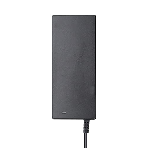 54.6V 1.5A Charger for 48V 13S Lithium Battery Packs Smart Universal Power Supply for 48 Volt Li-ion 5.5mm*2.1mm Connector with 5.5mm*2.5mm & GX16 12mm 3-Prong Female Inline Tips