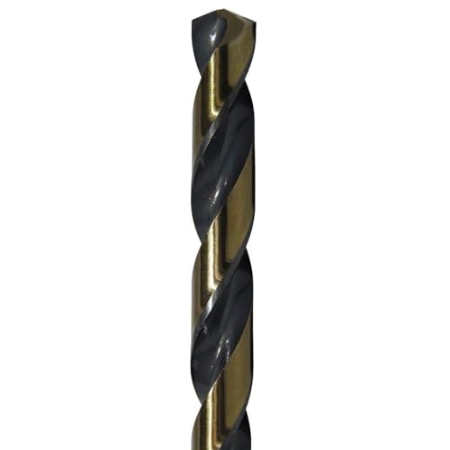 Drill America 1/16" High Speed Steel Black & Gold KFD Split Point Drill Bit (Pack of 12), KFD Series - size: 1/16"