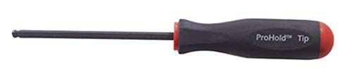 Bondhus 74686 Set of 6 Balldriver Screwdrivers with ProHold Tip, ProGuard Finish, sizes 1.5-5mm