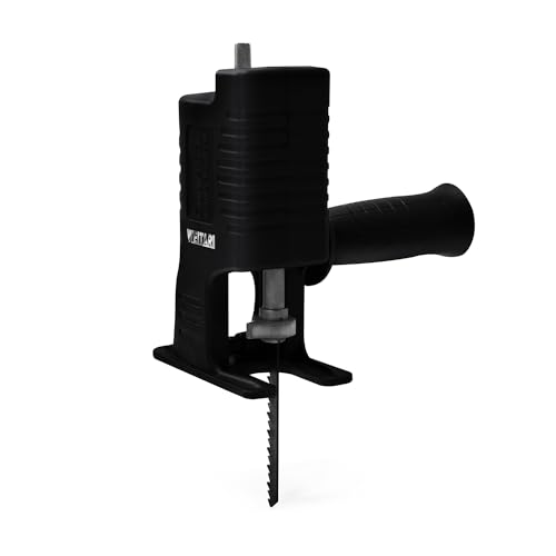 Electric Drill to Reciprocating Saw Adapter Chainsaw Conversion Head Saw Blades Handle Kit,Power Hand Saw Drill Attachment, Jig Saw Attachment,Drill Saw Attachment