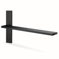 Floating Shelf Bracket Heavy Duty 1/2" Thick Free Hanging Countertop Support Bracket 1 Pack 18" Lx2.5 W Hidden Shelf Bracket for Floating Wall Countertops, Bars, Desks, Bench Seats, Vanities, Mantels - size: 18 Inch, style: Black- 1 pack