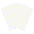 PATIKIL 270 Pieces Screw Hole Stickers, 5 Sheet Self-Adhesive Waterproof PVC Wood Grain Sticker for Screw Holes Wall Cabinets Desk Repairing, Warm White, 21mm/0.83 Inch - color: Warm White