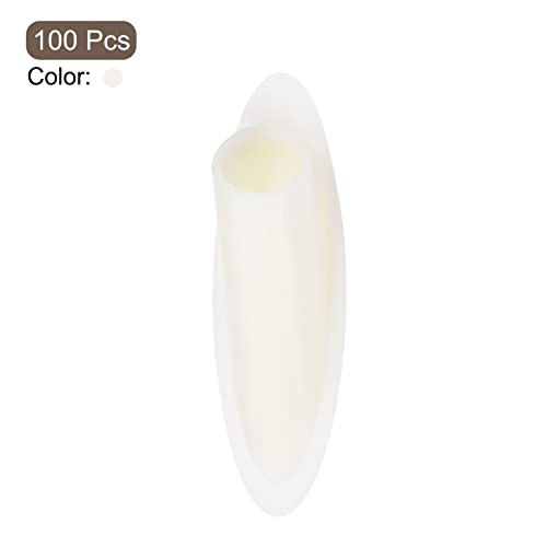 MECCANIXITY 9mm Plastic Pocket Hole Plugs,Wood Plugs for Pocket Hole Jig Working Tool Accessories,Beige Pack of 100 - color: Beige