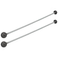 GALPADA Double End Xylophone Mallets 2 Pack Soft Rubber Percussion Mallets for Marimba Glockenspiel Bells Drums Portable 12.40In Drumsticks for Students and Professionals