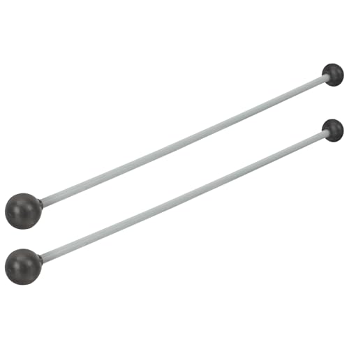 GALPADA Double End Xylophone Mallets 2 Pack Soft Rubber Percussion Mallets for Marimba Glockenspiel Bells Drums Portable 12.40In Drumsticks for Students and Professionals