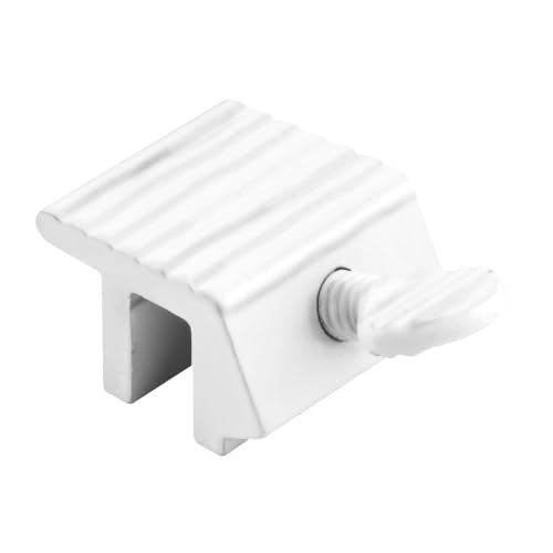 Prime-Line U 9802 Extruded Aluminum Sliding Window Lock, 1/4 Inch, White, 2 Pack - color: White
