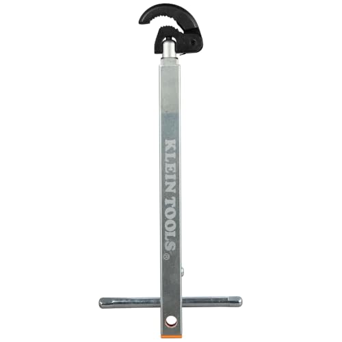 Klein Tools 68232 Telescoping Basin Wrench, Adjustable 10-17-Inch Plumbing Wrench with 1-1/4-Inch Jaw Capacity, Ideal for Hard to Reach Spaces - style: Basin Wrench