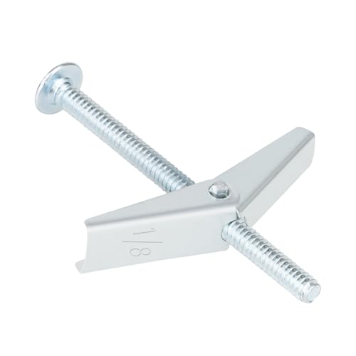 50 Pcs 1/8 Inch Heavy Duty Metal Drywall Anchors Kit - size: 1/8"-100pcs(50sets)
