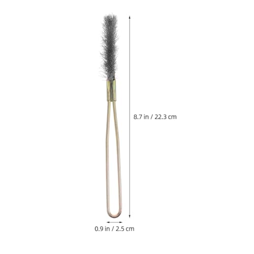 Stainless Steel Wire Cleaning Brush 8.77in Rust Removal Brush for Metal Surfaces Compact Removal Tool for Home Automotive Industrial Cleaning