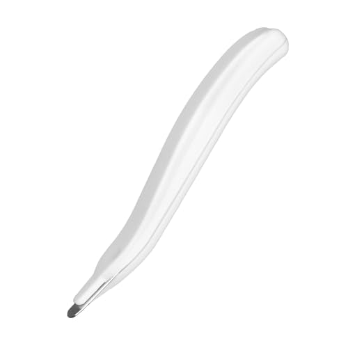 Magnetic Staple Remover, Ergonomic Design Staple Puller Remover Tool, Easy Staple Extraction, White, Suitable for Office, School, Home
