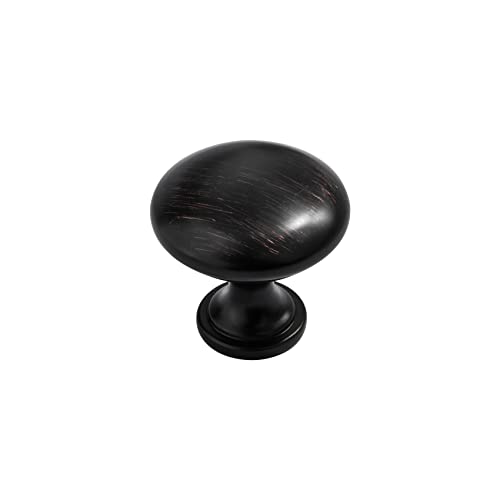 Drawer Knobs Oil Rubbed Bronze Kitchen Cabinet Knobs Dresser Handles Modern Cabinet Pulls Single Hole Knobs for Cabinets and Drawers,2 Pack - color: Oil Rubbed Bronze, size: 2 Pack (Single Hole Knob)