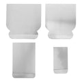 4 Piece Putty Knife Scraper Set Stainless Steel Drywall Knife Set for Spackle Applying Wallpaper Removal Paint Spreading Plasterboard Repair and Wall Decoration