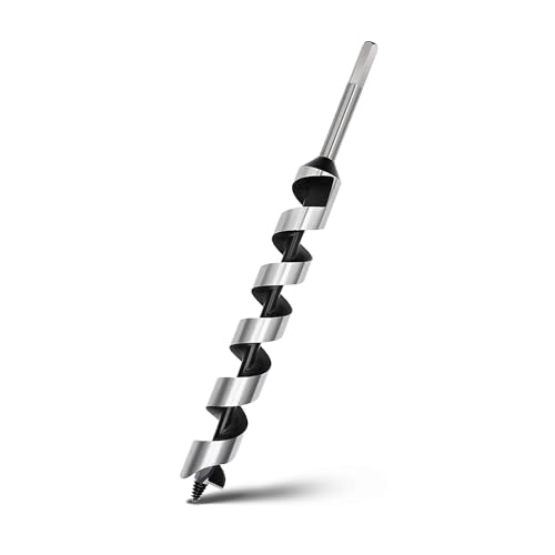 1-1/4 x 13.8 Auger Drill Bit for Wood,32x350mm Hex Shank Auger Bit - size: 1-1/4 in x 13.8 in