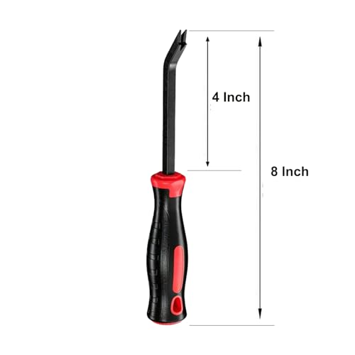 2 Pack Heavy Duty Upholstery Staple Remover Tool, Non-Slip Handle Carpet Staple Remover | Effortless Tool for Wood Staple, Floor Staple, Industrial Staple