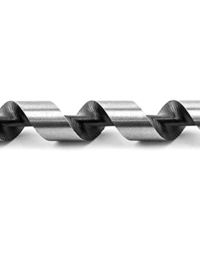 QWORK Auger Drill Bit for Wood, 1/2 Inch Diameter x 16 Inch Length, 3/8-Inch Hex Shank, Long Drill Bits - size: 1/2 x 16 inch