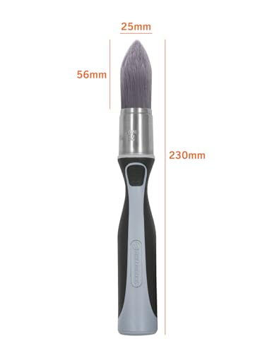 ROLLINGDOG Trim Paint Brush Edge Paint Brush Pointed Round Detail Brush - color: Round Chalk Paint Brush