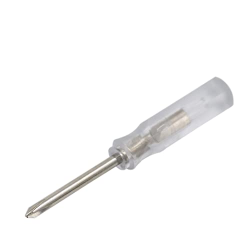 100pcs Bulk Pack 45mm x 2mm Mini Size Cross Phillips Screwdrivers - color: Transparent, size: 2.0mm + (Phillips)