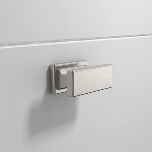 Amerdeco 10 Pack Brushed Satin Nickel Cabinet Handles - 1.46" - color: Brushed Satin Nickel, size: 1.46"/37MM