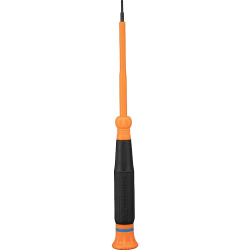 Klein Tools 6273INS Insulated Precision Screwdriver, 1/16-Inch Mini Electrician Screwdriver, 1000-Volt Cushion Grip Handle - style: 1/16-Inch Slotted